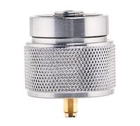 Uikdjgu Adattatore per Fornello da 1LB Propano Ingresso per Serbatoio Piccolo e Una Valvola Lindal Uscita EN417 Bombola per Esterno Bombola GPL Converti