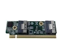 Uikdjgu Adattatori per Schede di Estensione Esterne SFF-8654 Ad Alta velocità su PCIe X16 Scheda Adattatori SFF-8654 per Computer per Server 1U