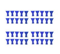 Uikdjgu Cono nel Silicone un Forma D' per Cartuccia Calafataggio Ricambio Ugello Ugello per Erogatore di Sigillante Siringa Accessorio 40 Pz /