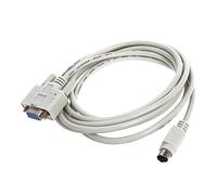 Uikdjgu DB9P a 8P Mini Din RS232 Scarica Bianca 8.2 Ft per PLC -EH