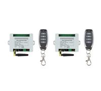 Uikdjgu DC 12V 24V 36V 10A 433 MHz Relè Wireless A 4 Canali Ricevitore Interruttore + Trasmettitore 4CH, 2 Ricevitore 2