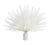 Uikdjgu Gambi di Eucalipto Artificiale, 36 Pezzi di Rami di Eucalipto Finto Foglie per La Decorazione Floreale di Bouquet da Sposa