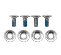 Uikdjgu Il Set di di Fissaggio per Snowboard Include 4 Pezzi di di Montaggio per Snowboard e 4 Pezzi di Rondelle per da Snowboard