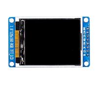 Uikdjgu Modulo Display LCD da 1,8 Pollici Un Colori 128X160 RGB SPI TFT Modulo Display LCD ST7735S 3.3V Sostituire L'Alimentatore OLED