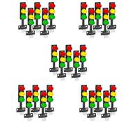 Uikdjgu Modulo Semaforo Un LED 25X Mini Semaforo DIY 3.3-5V Compatibile con