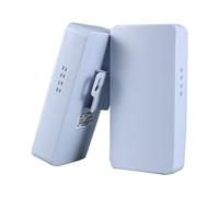 Uikdjgu Router WiFi Esterno Amplificatore di Segnale Wi-Fi 2.4G 300 Mbps Intervallo da Punto A Punto Spina Europea da 1 Km