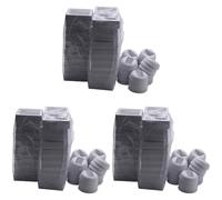 Uikdjgu Scatola Visualizzazione delle Monete-Set 90 Supporti per Display Un Cornice Galleggiante 3D con Supporti per Monete da Sfida,Medaglioni,Gioielli, Bianco,2,75X2,75X0,75 Pollici