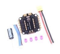 Uikdjgu Scheda ESC 4INI 60A Che Supporta Motori Brushless 3-6S, Supporta DShot300 600/Multishot/Oneshot FPV UAV F4 Flight Control