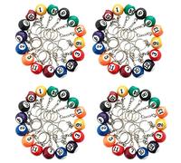 Uikdjgu Set di Colorati con Palla da Biliardo, 64 Pezzi, Mini Magici, Palline da Biliardo, Accessori per Catene da Biliardo