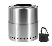 UIKGVX Ciotola pieghevole da 27,9 cm con base staccabile per una efficiente conoscenza del focolare trasportabile