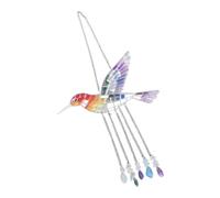uikios Arcobaleni facili da appendere scacciapensieri per uccelli che riflettono la luce solare creando scintille per giardino, balcone e decorazione domestica, campanelli multipli
