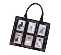 uikios Borsa a tracolla alla moda che mostra bei disegni interni spaziosi e costruzione robusta bella borsa con stampa