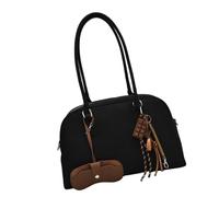 uikios Borsa da donna Ascella Retro Borsa All-matching Ascelle Elegante pendolarismo Grande Capacità Spalla Bowling Borsa da donna Moda Ascella Borsa, Nero , One Size