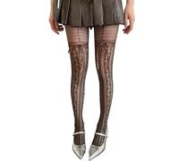 uikios Calze a rete in pizzo Calze a rete Calze alte con fantasia reggicalze per le donne reggicalze Collant Collant Calze a rete Calze a rete Calze a rete Calze alte alla coscia