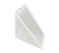 uikios Contenitore per sandwich riutilizzabile, facile da trasportare e da trasportare, contenitore triangolare per sandwich per pasti all'aperto
