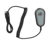 uikios Interruttori motore sedia elettrica ABS Costruzione Doppio pulsante Controllo 5 Pin Cavo a molla Ergonomico Forma Zucca Regolabile Divano Motore Interruttori