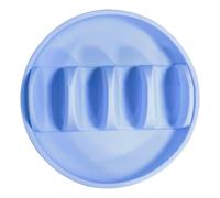 uikios Porta tacos in silicone efficiente da 25,4 cm con base antiscivolo per cene in famiglia grigliate all'aperto e riunioni di gruppo