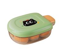 uikios Stampi rotondi della palla di ghiaccio con i vassoi del silicone del commestibile del coperchio per i cocktail del whisky 6Grids facili rilascia la progettazione