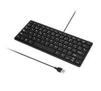 uikios Tastiere silenziose spagnole 78Keys USB Cord Office Tastiere per computer Windows8