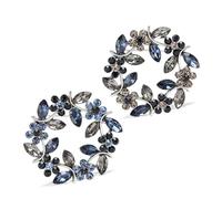 UILYNIU 2 Pezzi Spilla da Donna Elegante Spilla di Strass Spilla Fiore Spille Gioiello Unica Elegante Vintage Boutonniere per Tuta, Tuxedo o Giacca, Regalo di Compleanno Natale