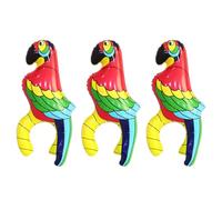 UILYNIU 3 Pezzi Inflatable Parrot, Piscina Gonfiabile, Pappagallo Gonfiabile Palloncini, Feste Giocattoli Gonfiabili per Puntelli per Foto, Carnevale O Festa A Tema, Festa Hawaiana Party (Multicolore)
