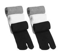 UILYNIU 6 Paia Calzini Infradito Donna con Dita Separate, Antiscivolo, Unisex per Sport, Running, Lavoro, Casa, Outdoor (Multicolore)