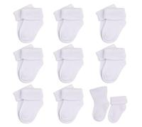 UILYNIU 8 Paia Calzini Bambino Calzini Appena Nati, Calzini per Bambini, Calzini Neonato 0-6 Mesi, Ankle Boys and Girls Socks, Bimbo Bimba Quotidiano Base, Calze Unisex, Sneaker Calzino (0-6 Mesi)