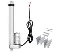 Uimoso Attuatore Lineare 12V Corsa 101,6 mm 1000 N IP54 per Scrivanie e Poltrone