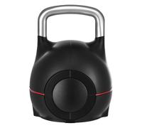 VEVOR Kettlebell Regolabile 7 Livelli Peso 2 a 20 kg Esercizio del Corpo Nero