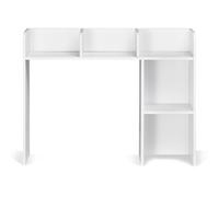 Uimoso Libreria da Tavolo Organizer 2 Livelli per Ufficio Bianco 945x241x734 mm