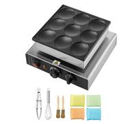 Uimoso Macchina per mini pancake olandesi 9 pezzi 850W per cucina