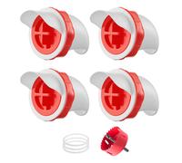 Uimoso Mangiatoia automatica per polli con 4 porte a gravità