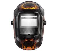 Uimoso Maschera per saldatura con oscuramento automatico e visione 93 x 43 mm