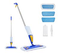 Uimoso Mocio Spray Lavapavimenti con 3 Panni e Serbatoio da 800mL