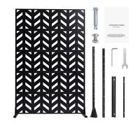 Uimoso Pannelli per Privacy 120x50,8x183 cm 5 Pannelli da Esterno per Balcone