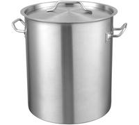 Uimoso Pentola in Acciaio Inox per Zuppe, Brodi e Salse da 39,7 L per Uso