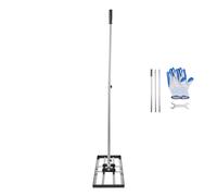 Uimoso Rastrello livellatore per prato con manico lungo 2130 mm e base 254x914mm