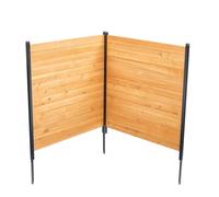 Uimoso Recinzione privacy in legno con 2 pannelli 1100x982 mm per esterni