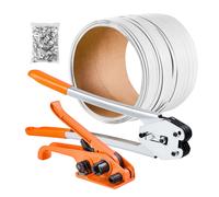 Uimoso Set per Reggiatura con Tenditore e Nastro in Plastica da 100 m