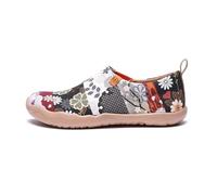 UIN Mocassini Piatti con Serie Floreale da Donna Scarpe Comode da Passeggio Hana,38.5 EU