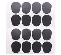 Uinfhyknd 16 Pz/Tenore Sax Clarinetto Bocchino Patches Pads Pads, 0,8 Mm Nero, 16 Pack