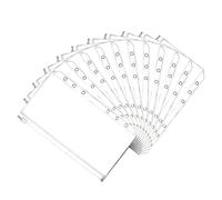 Uinfhyknd 20 buste per banconote, 6 fori, con chiusura a strappo, per taccuino A6, per risparmiare denaro, accessori