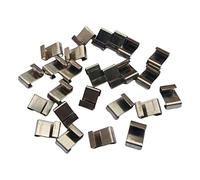 Uinfhyknd 25 Pezzi Serbi in Acciaio Tipo Z-Lap Clip di Vetri Un Effetto Clip Forniture per Giardino