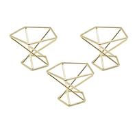 Uinfhyknd 3 supporti geometrici per piante aeree, supporto per piante in metallo, mensole Himmeli Decor Tillandsia contenitori