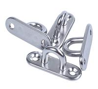 Uinfhyknd 4 pz 5 mm 304 in acciaio cuscinetto Oblonga occhio piastra graffetta gancio