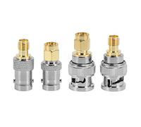 Uinfhyknd 4Pcs BNC Tipo Femmina Connettore RF Adattatore Kit Convertitore Set