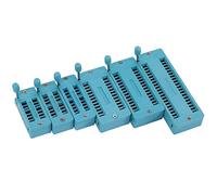 Uinfhyknd 6Pc Universale 14/16/18/24/28/40 Pin Test IC Universale ZIF Presa Ameliorazione Habitat A Caldo