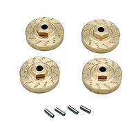 Uinfhyknd Adattatore Esagonale per Ruota in 4 Pezzi Peso di Bilanciamento per AXIAL SCX24 90081 Aggiornamenti 1/24 Parti di Auto Caterale RC