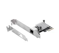 Uinfhyknd Adattatore per Scheda di Rete Gigabit PCIEx1 2.5G con Scheda Controller LAN RJ45 A 1 Porta 2500Mbps PCIe 2.5Gb Ethernet