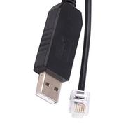 Uinfhyknd Adattatore USB Rj11 Rj12 6P4C Cavo di controllo seriale EQMOD per - Mount PC Connect per cavo di controllo manuale, 1,8 m